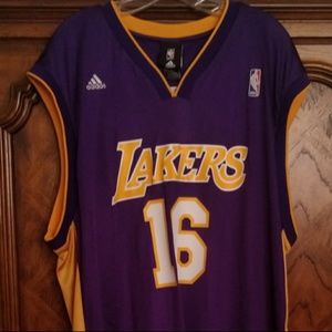 ADIDAS Lakers Jersey#16 GASOL